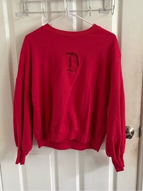 Disney Red Crewneck Sweatshirt